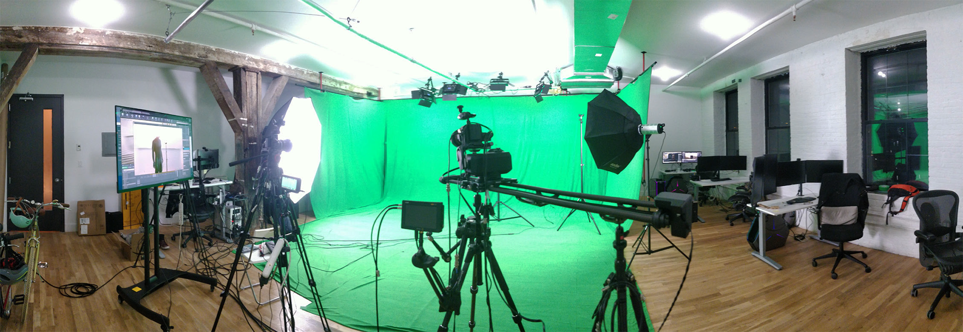 First greenscreen studio iteration